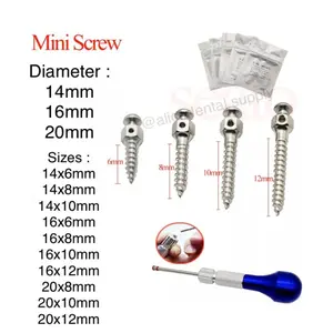 Dental mini screw ortho orthodontic screw implant screw implan