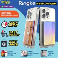 Gambar Ringke Compatible For Universal Side Slot 3 card Holder Clear Mist Tempat Kartu Tipis dari ShowcaseFever Kota Administrasi Jakarta Utara 1 Tokopedia