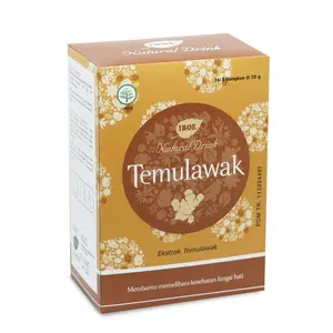 HEMAT Jamu IBOE - 1 Box IBOE Natural Drink Temulawak 5 sachet