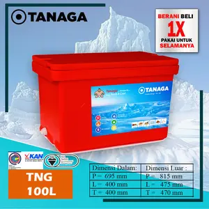 Coolbox 100Liter Coolbox Tanaga Kota Pendingin Es Batu Box Ikan Makana