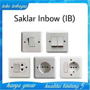 Saklar Inbow IB SNI Sakelar Sakalar Putih Modern Minimalis Awet