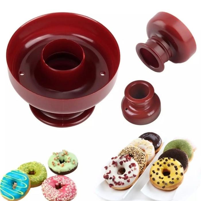 Gambar Cetakan donat bulat ukuran besar/ sedang/ kecil bahan plastik - 8 cm dari TobakuLuis Kota Malang Tokopedia