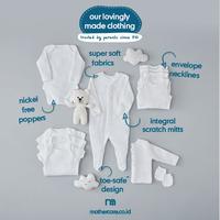 Gambar Mothercare Premature Baby Sleepsuits 3 Pcs - Set Baju Tidur (Biru) - premature 2lb dari Mothercare Indonesia Kota Depok 3 Tokopedia