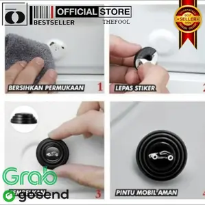 PEREDAM SUARA PINTU MOBIL KEDAP SUARA SILIKON KARET SHOCK ABSORBER TF