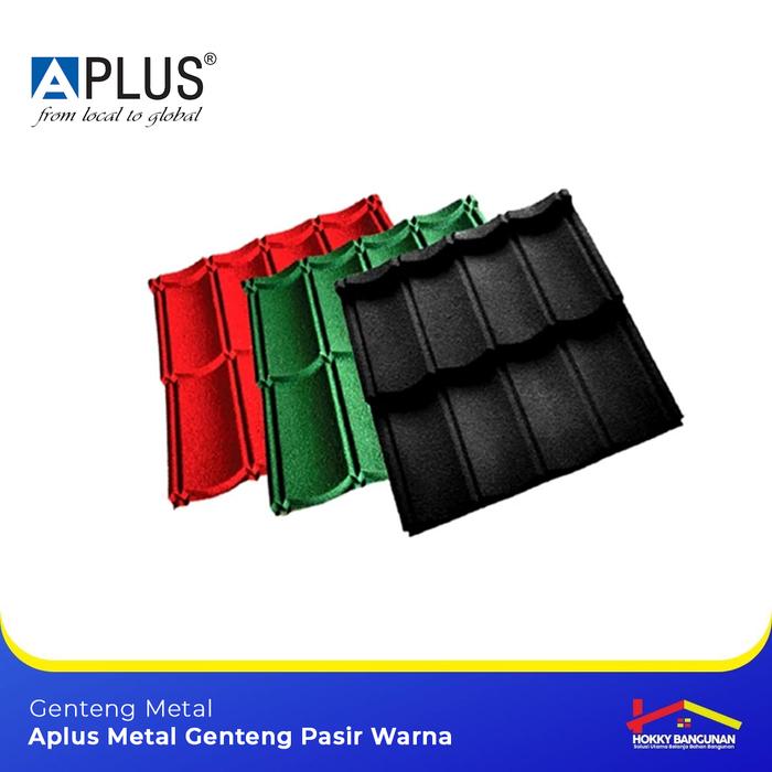 Promo Aplus Metal Genteng Pasir Warna - Merah, 0.30 mm - Kota Surabaya ...