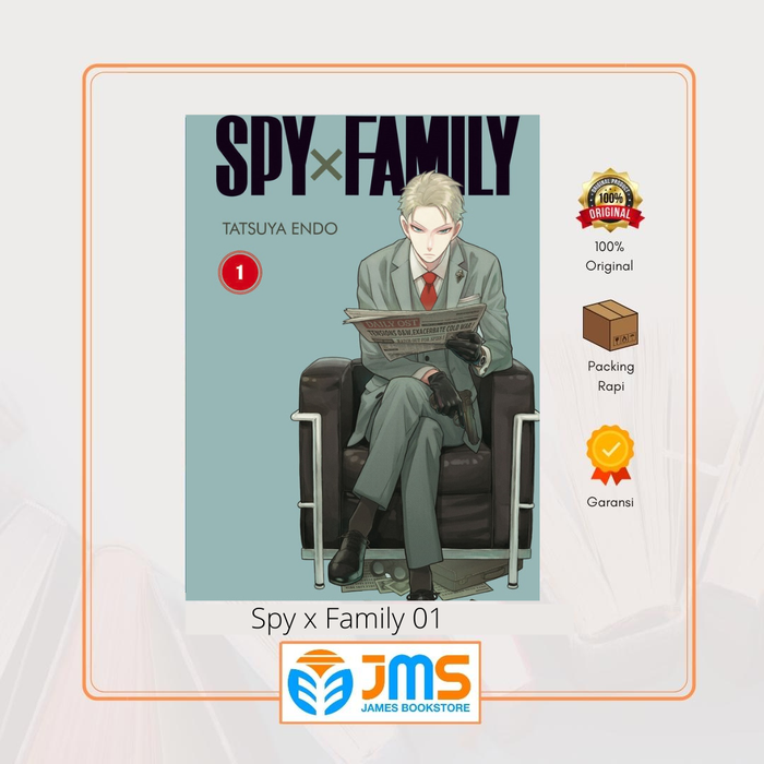Gambar Buku Komik Manga Spy x Family 01 by Endo Tatsuya dari JAMES Bookstore Official Kota Administrasi Jakarta Pusat Tokopedia