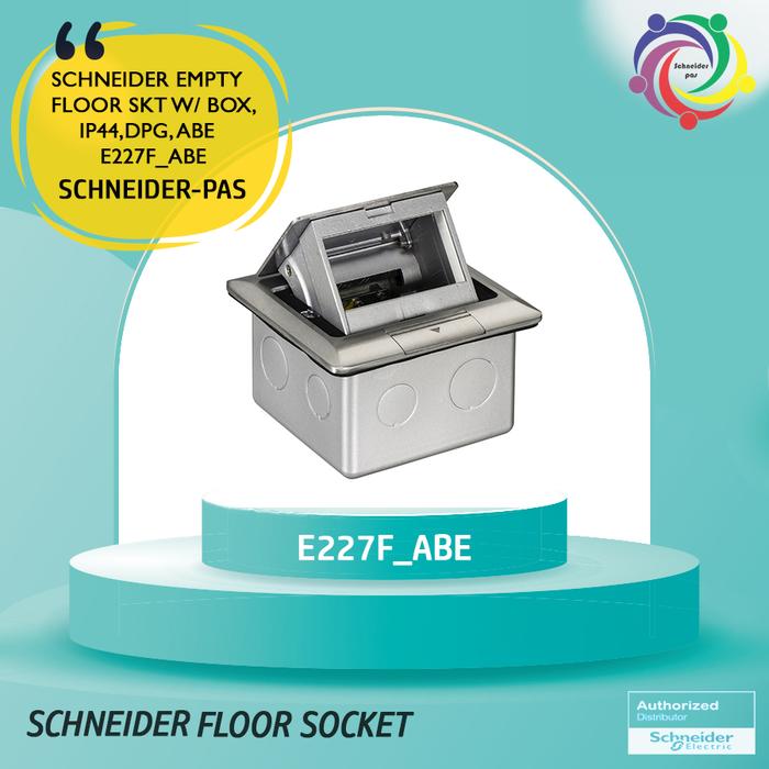 Gambar SCHNEIDER EMPTY FLOOR SKT W/ BOX, IP44,DPG, ABE E227F_ABE dari SCHNEIDER-PAS Kota Bandung Tokopedia