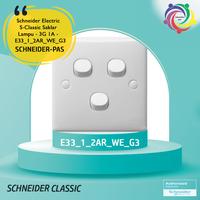Gambar Schneider Electric S-Classic Saklar Lampu - 3G 1A - E33_1_2AR_WE_G3 dari SCHNEIDER-PAS Kota Bandung 1 Tokopedia