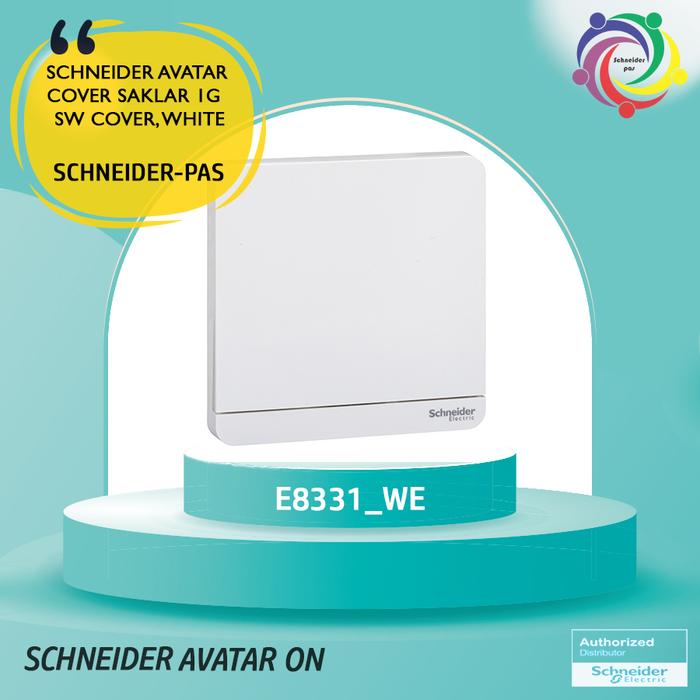 Gambar SCHNEIDER AVATAR COVER SAKLAR 1G SW COVER, WHITE dari SCHNEIDER-PAS Kota Bandung Tokopedia