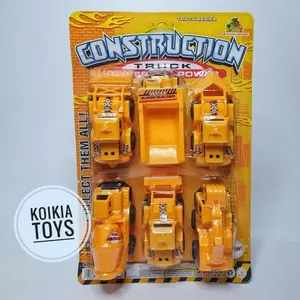 Mainan truk kontruksi set isi 6 construction truck