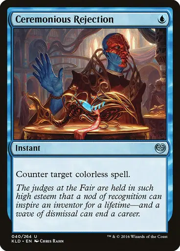 Ceremonious Rejection (KLD)