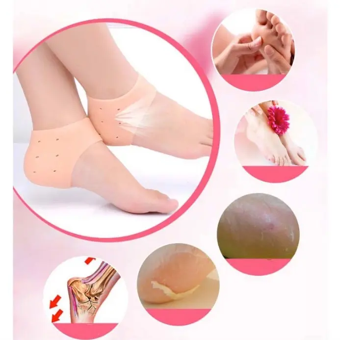 Pelindung Tumit Kaki ( isi 2 pcs) bahan silikon Lembut di kaki