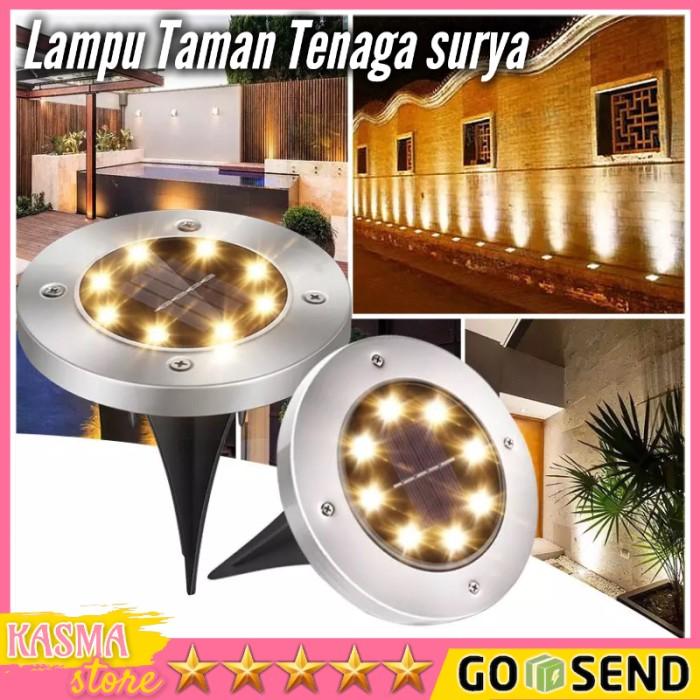 Lampu Tanam Taman Solar Tenaga Surya Outdoor 8 LED Waterproo - Shop ...