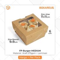 Gambar Box Dimsum Snack Box Burger Kotak Dus Makanan Takoyaki | FP Burger Medium - Medium dari Box Are Us Kota Bandung 1 Tokopedia