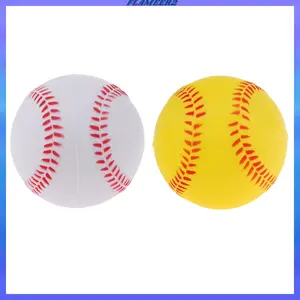 (Flameer2) Bola Softball Bahan Pu Untuk Latihan Team / Baseball