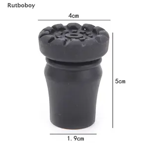 1X walking stick end tripod cane tip self standing rubber