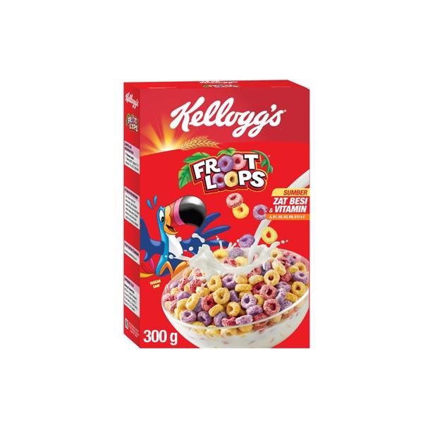 Gambar KELLOGGS FROOT LOOPS 300 GR dari Foodmart Basko Padang Kota Padang Tokopedia