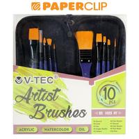 Gambar KUAS LUKIS V-TEC ARTIST SERIES BS-1025NY SET 10 dari Paperclip Indonesia Kota Administrasi Jakarta Selatan 1 Tokopedia