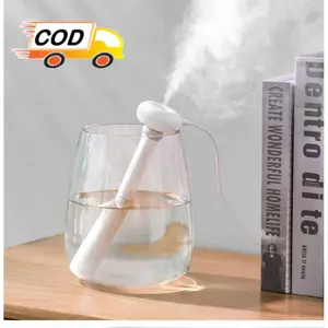 Pelembab Udara Portable Aroma Therapy Air Humidifier Ultrasonic Difuser Pengharum Ruangan Mini Praktis Unik