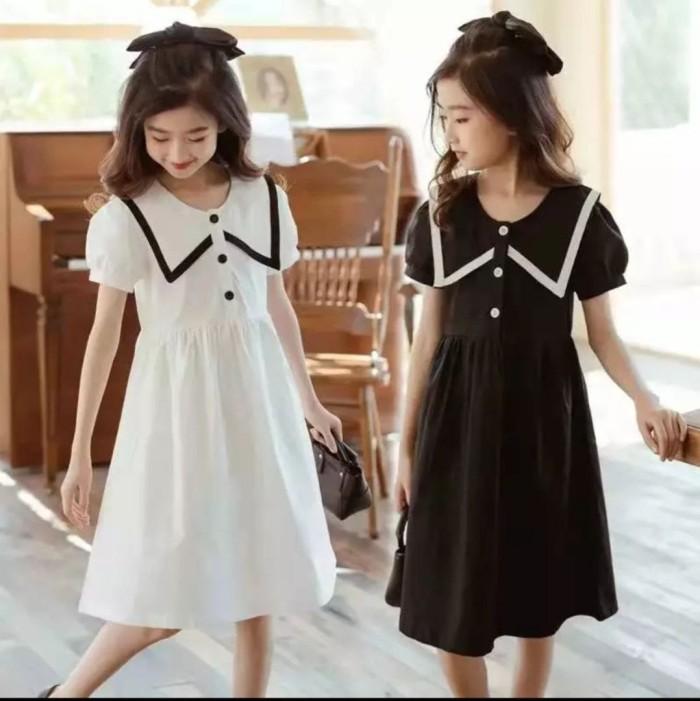 Gambar Baju Dress Anak Perempuan Korea 7 8 9 10 Tahun Cleo kids RO dari Tokoid8888 Kota Bandung Tokopedia
