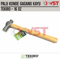 Gambar Tekiro Palu Konde 16OZ Gagang Kayu / Ball Pein Hammer 16 OZ dari WIJAYA SANTOSO TEKNIK Kota Surabaya 2 Tokopedia