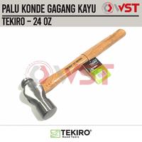 Gambar Tekiro Palu Konde 24OZ Gagang Kayu / Ball Pein Hammer 24 OZ dari WIJAYA SANTOSO TEKNIK Kota Surabaya 3 Tokopedia