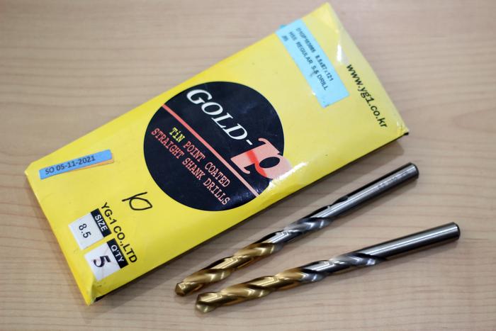 Gambar HSS DRILL GOLD-P YG-1 Coating 8.5x87x121 dari Juragan Tooling Kab. Bekasi Tokopedia