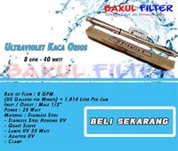 Gambar Ultraviolet Water Sterilizer Kaca Orios Lampu UV 10 Gpm + Ballast dari Bakul Filter Tangerang Selatan Kota Tangerang Selatan 2 Tokopedia