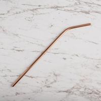 Gambar Brewsuniq Reusable Curved Straw L Rose Gold - Sedotan Stainless Steel Lengkung Ramah Lingkungan dari Brewsuniq Store Kota Medan 1 Tokopedia