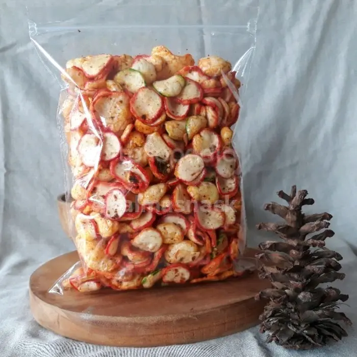 KRUPUK SEBLAK BANTET KENCUR 250gr / SNACK KILOAN MURAH / SEBLAK CIKUR