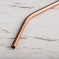 Gambar Brewsuniq Reusable Curved Straw L Rose Gold - Sedotan Stainless Steel Lengkung Ramah Lingkungan dari Brewsuniq Store Kota Medan 2 Tokopedia