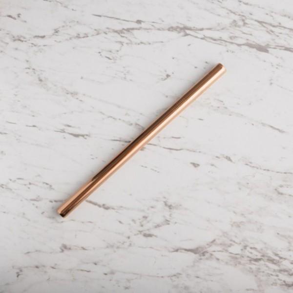Gambar BREWSUNIQ - Reusable Straight Wide Straw S Rose Gold - Sedotan Stainless Steel Ramah Lingkungan dari Brewsuniq Store Kota Medan Tokopedia