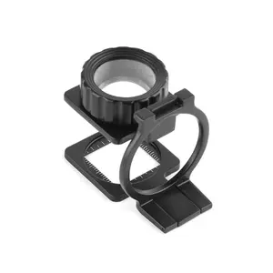 SUN Metal Foldable Magnifier 20X Linen Tester Loupe Cloth Thread
