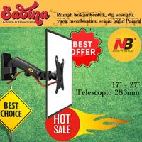 Gambar Bracket Monitor Telescopic Universal Arm Vesa Mount 17-27 Inch dari Sabina Kitchen Housewares Kota Administrasi Jakarta Barat 1 Tokopedia