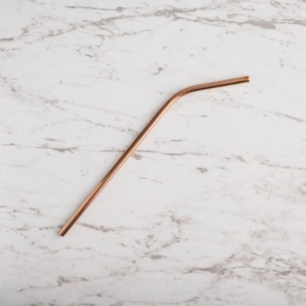 Gambar Reusable Curved Straw - S - Rose Gold - Sedotan Stainless dari Brewsuniq Store Kota Medan Tokopedia