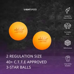 LIGHTSPEED Bola Pingpong / Bola Tenis Meja ABS