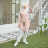 Gambar FITTINGROOM11 Blouse Batik - Aruna Batik dari Fittingroom11 Kab. Bandung 5 Tokopedia