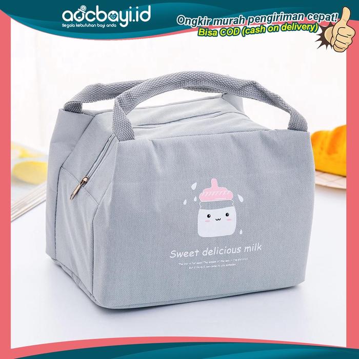 Gambar ACC0064 Tas Bekal Lunch Cooler Bag Box Makanan Aluminium dari accbayiid Kota Tangerang Tokopedia