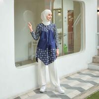 Gambar FITTINGROOM11 Blouse Batik - Aruna Batik dari Fittingroom11 Kab. Bandung 2 Tokopedia