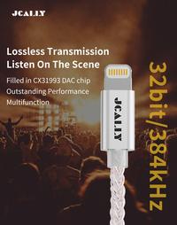 Gambar JCALLY JM7L HiRes DAC Audio Digital Adapter Lightning to Jack 3.5mm dari Kuping Sensi Kota Administrasi Jakarta Barat 3 Tokopedia