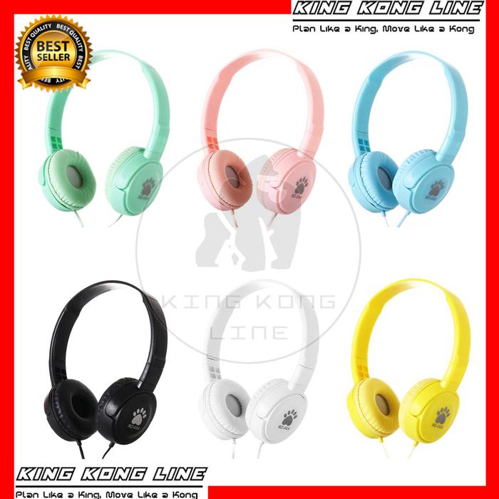 Gambar Headphone Bando MZ-028 Cats Macaron Headset Music Bass Handsfree 4596 dari King Kong Line Kota Administrasi Jakarta Barat Tokopedia