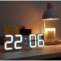 Gambar [MILOLI] Jam Digital 3D Clock LED Meja Alarm Dinding Clock- F0172 dari Miloli Kota Tangerang 5 Tokopedia