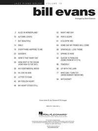 Gambar Jazz Piano Solos: Bill Evans dari Chorus Music Kota Administrasi Jakarta Barat 2 Tokopedia