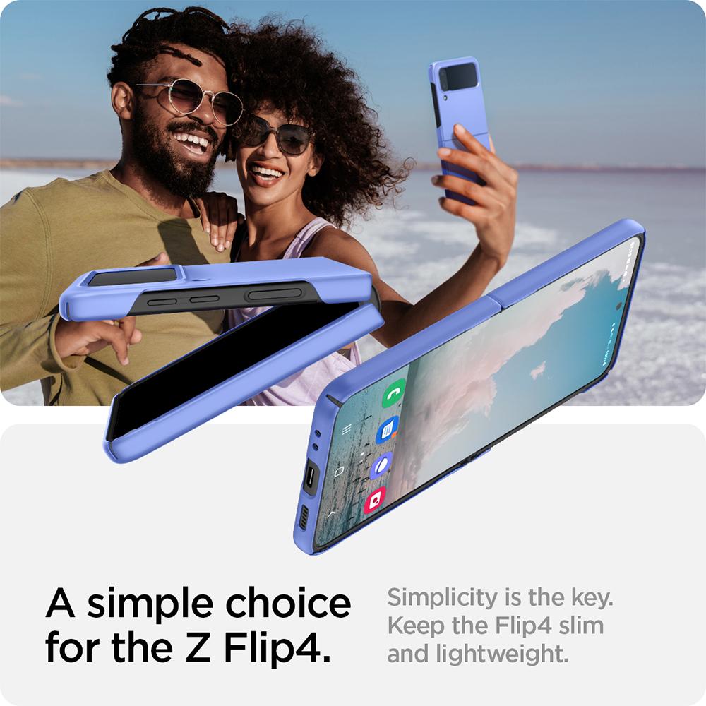 Case Samsung Galaxy Z Flip 4 Spigen Air Skin Hardcase Slim Thin Casing
