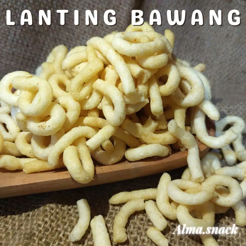 ALMASNACK LANTING BUMBU BAWANG 250gr SNACK KILOAN MURAH