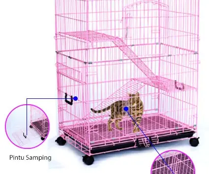 Octagon Kandang Kucing 3 Lantai C-240