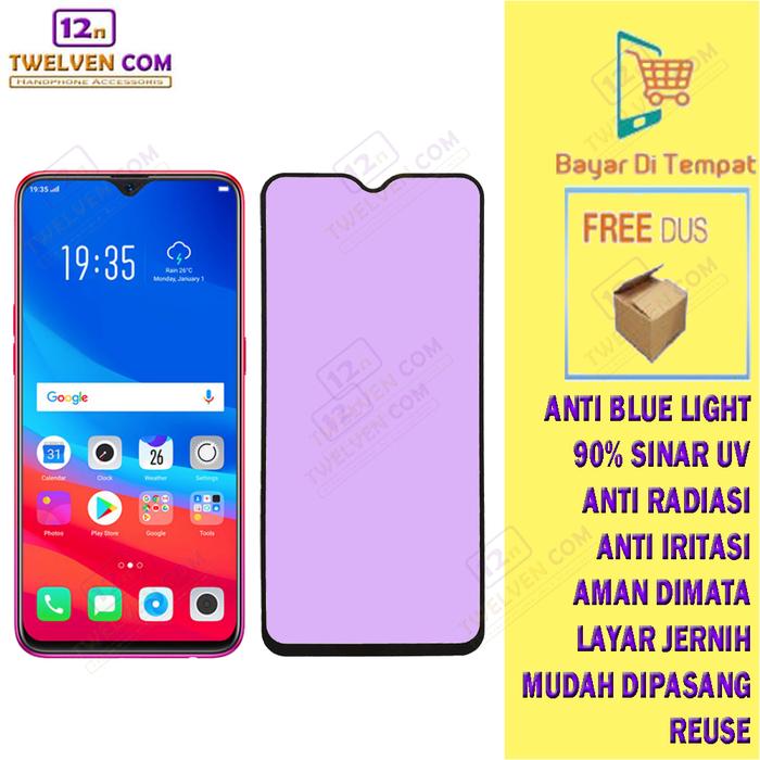 Gambar [FLASH SALE] ANTI BLUE LIGHT TEMPERED GLASS Oppo F9 / F9 Pro dari Twelven com Kota Administrasi Jakarta Barat Tokopedia