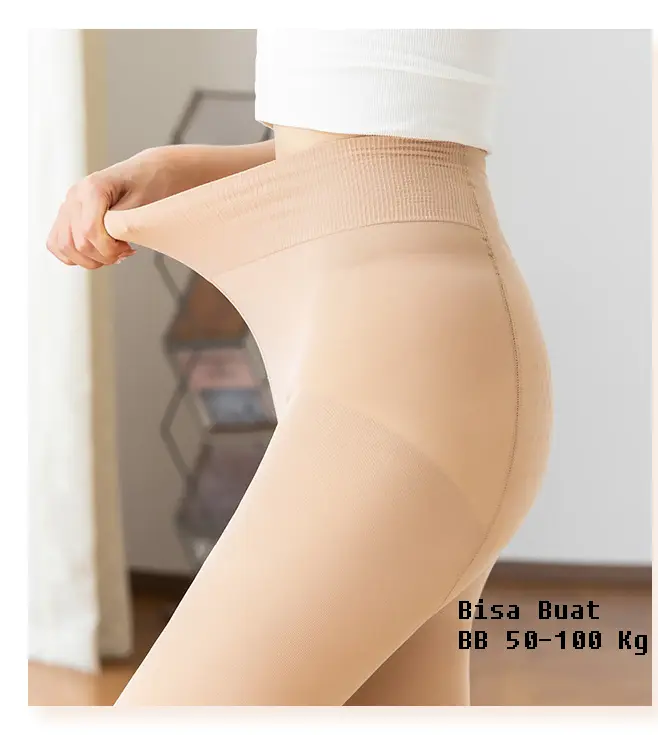 Stoking Celana Wanita Stocking Celana Jumbo Tebal High Waist 200 D 4