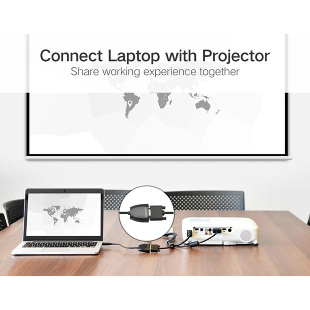 UGREEN Converter VGA + HDMI + 3.5mm - HDMI - Black CM101 40744