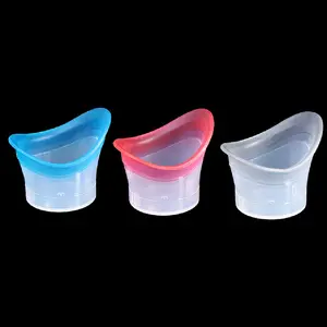 2pcs Eyewash Cup Silicone Resuable Soft Eye Bath Cup